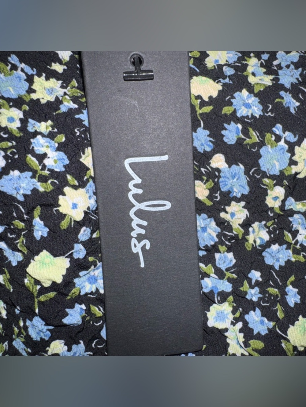 LULU'S Way Too Darling Black Floral Maxi Dress NWT - Picture 3 of 3